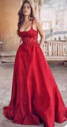 Beauty Sequin Satin Ball Gown